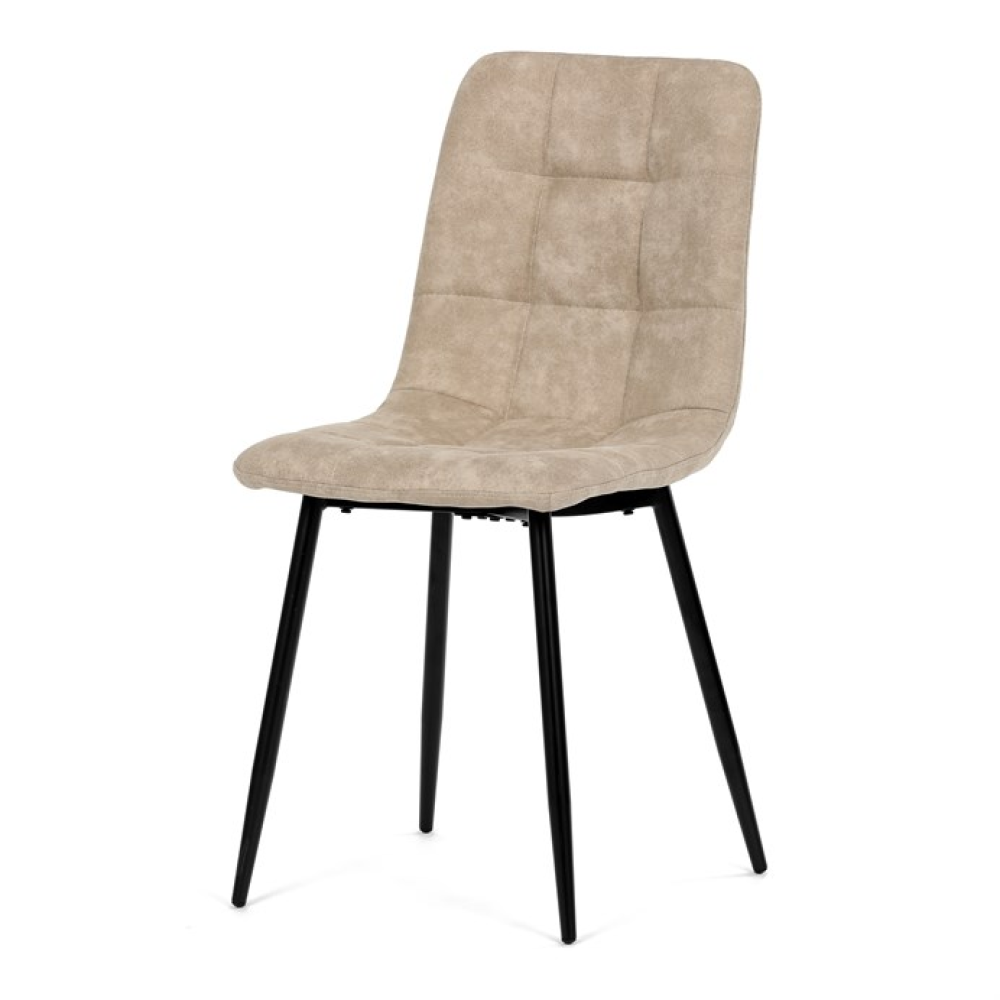 CT-281 CRM3 - Jídelní židle, béžová, látka vintage, CT-281 CRM3