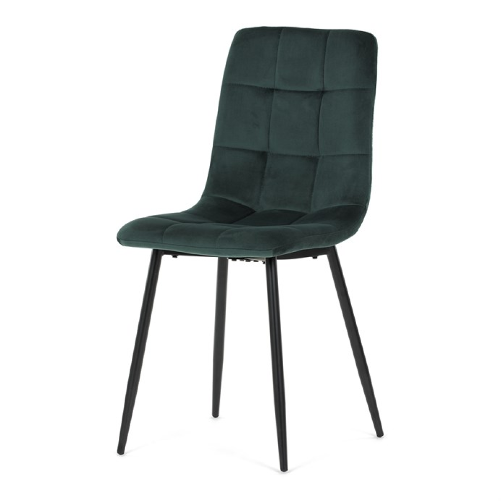 CT-281 GRN4 - Jídelní židle, zelená, sametová látka, CT-281 GRN4