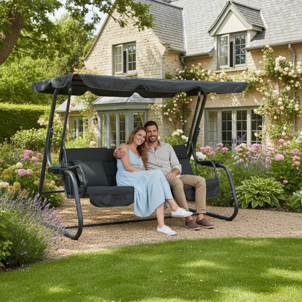 Zahradní houpačka, tmavě šedá, MIJA