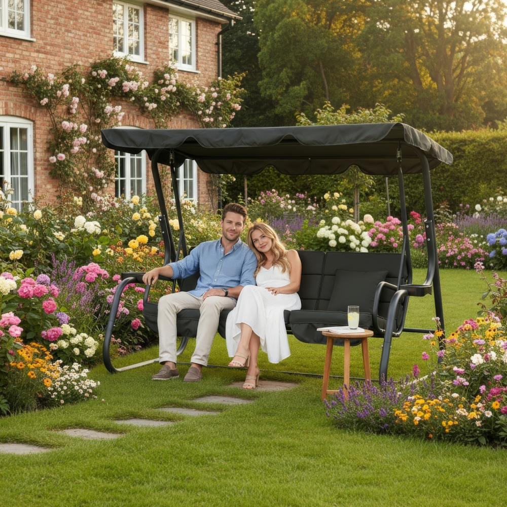 Zahradní houpačka, tmavě šedá, MIJA