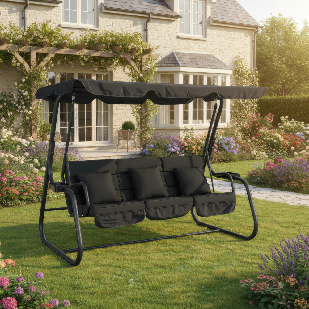 Zahradní houpačka, tmavě šedá, MIJA