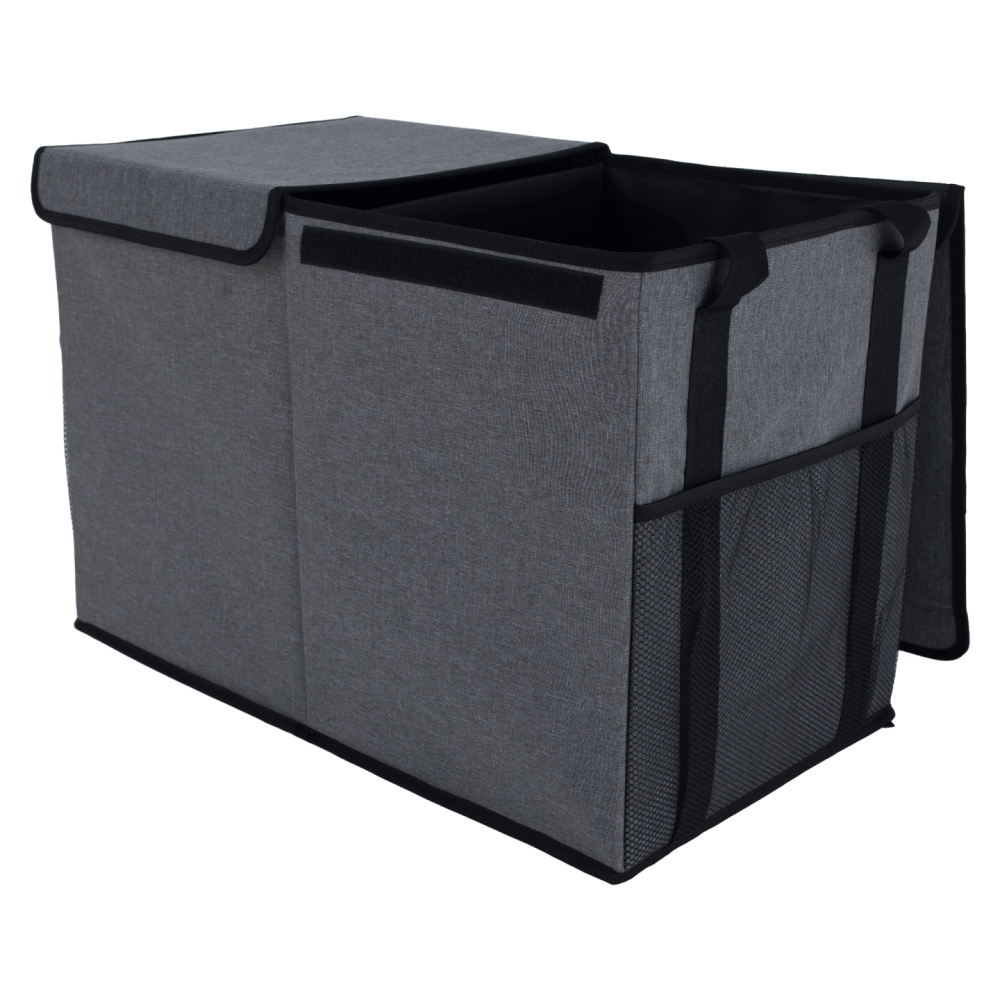 Skládací úložný box, černá, DETER