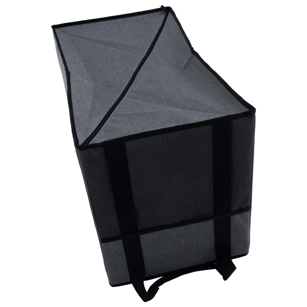 Skládací úložný box, černá, DETER