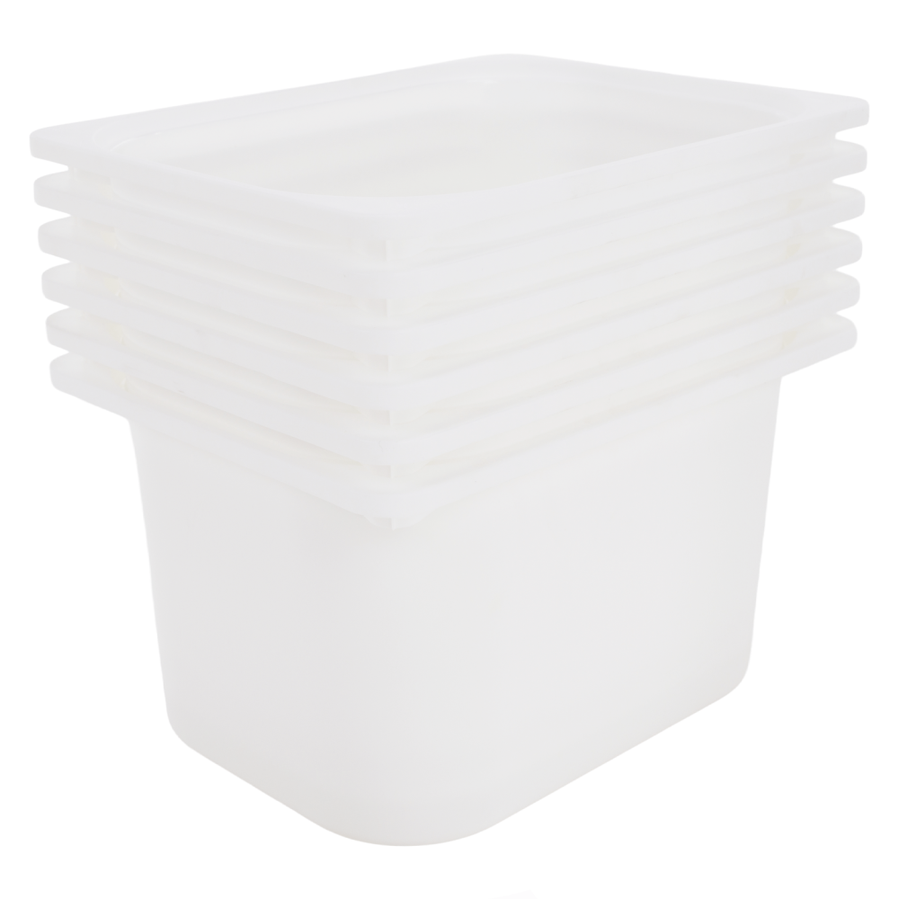 Regál pyramida, bílá, TRINIS