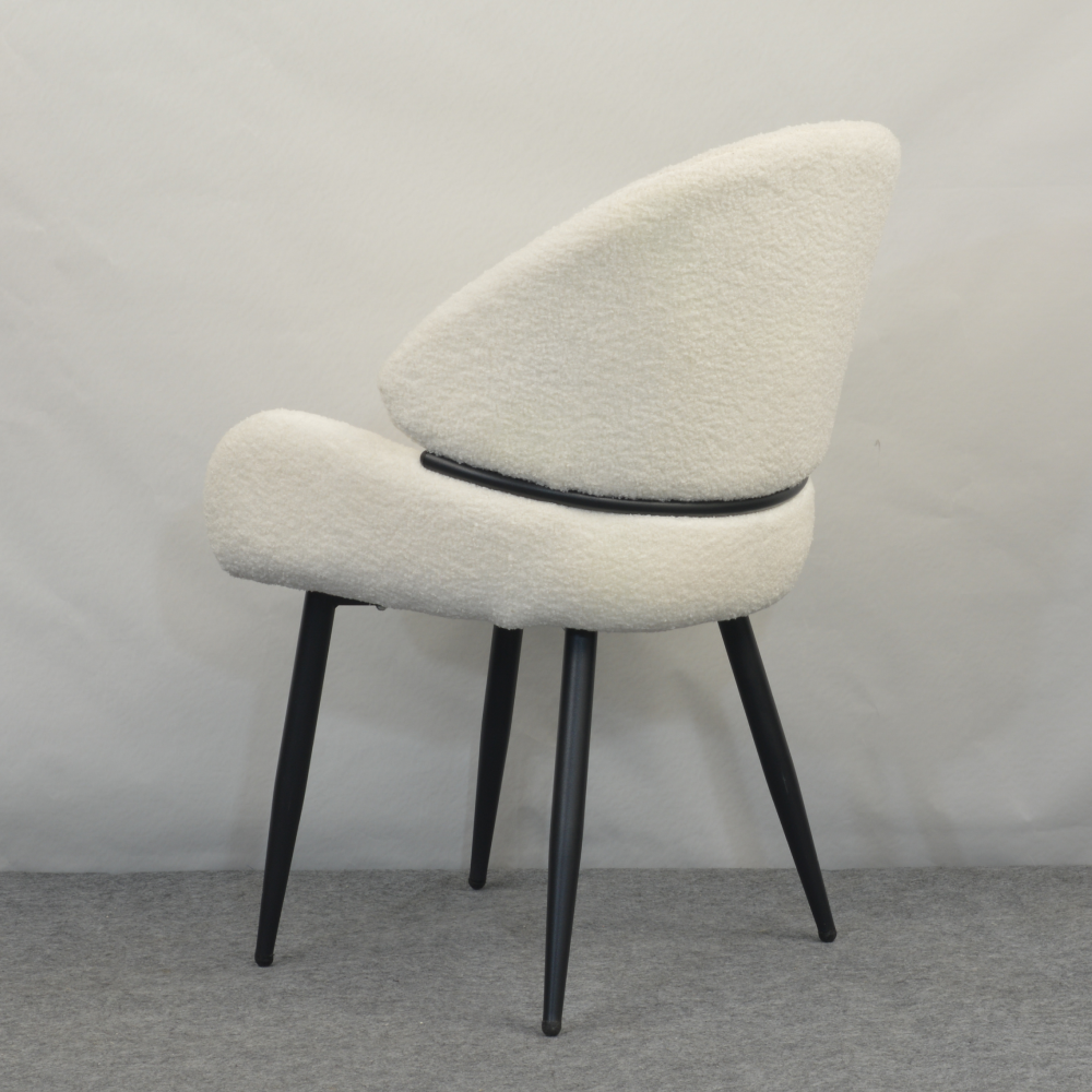 Jídelní židle, bílá/černá, SANAKO TYP 1