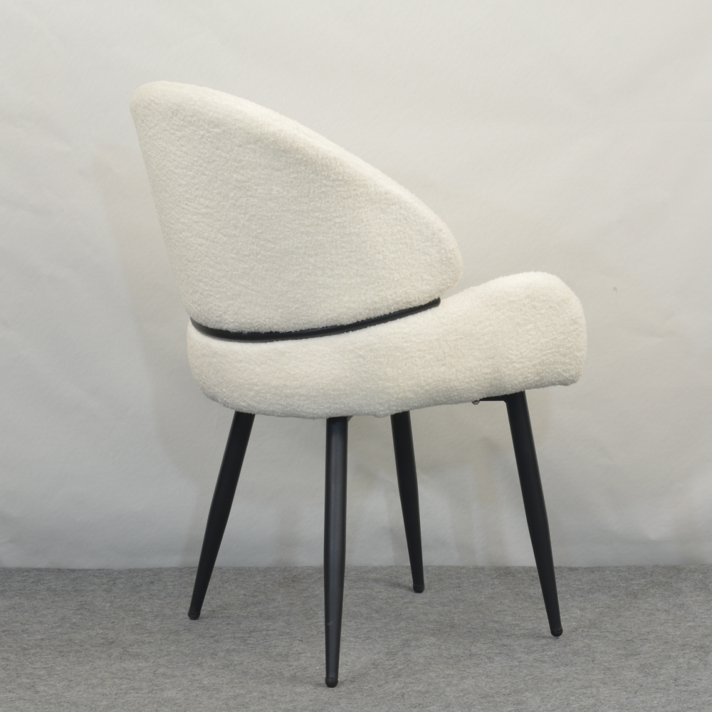 Jídelní židle, bílá/černá, SANAKO TYP 1