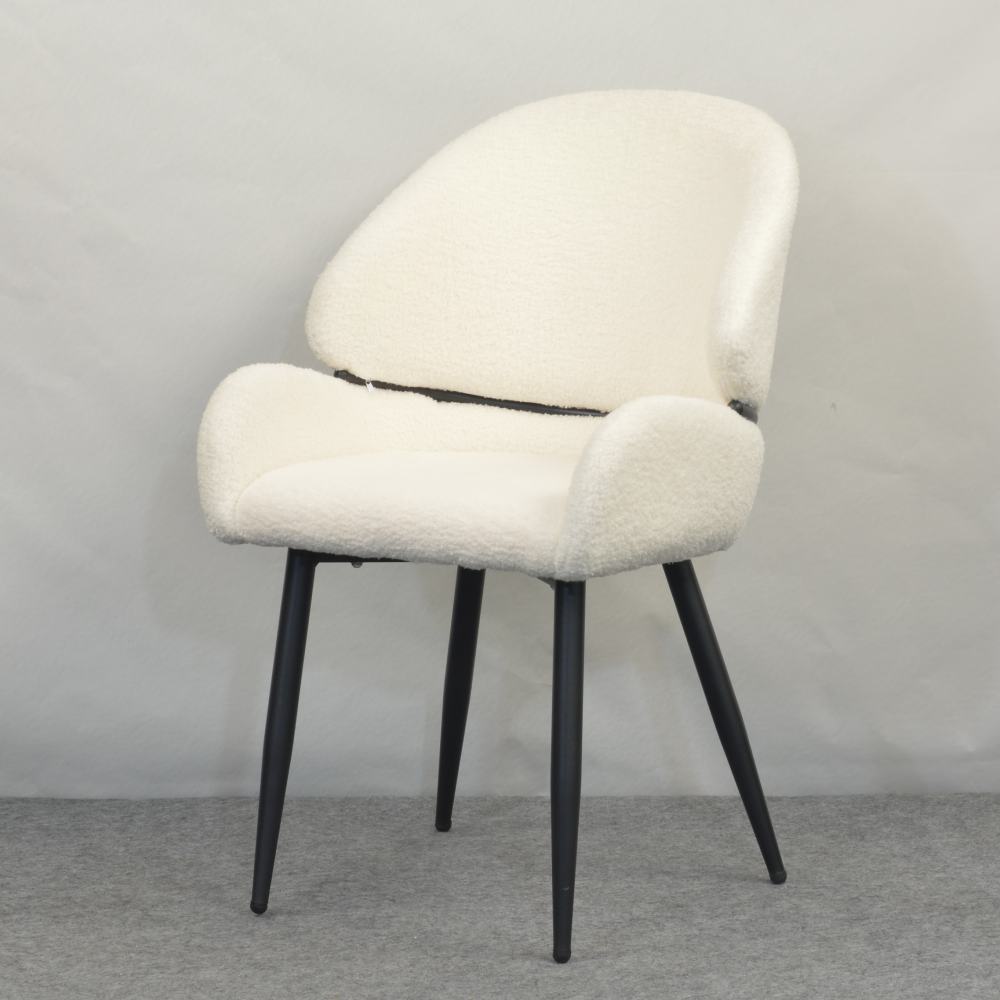 Jídelní židle, bílá/černá, SANAKO TYP 1