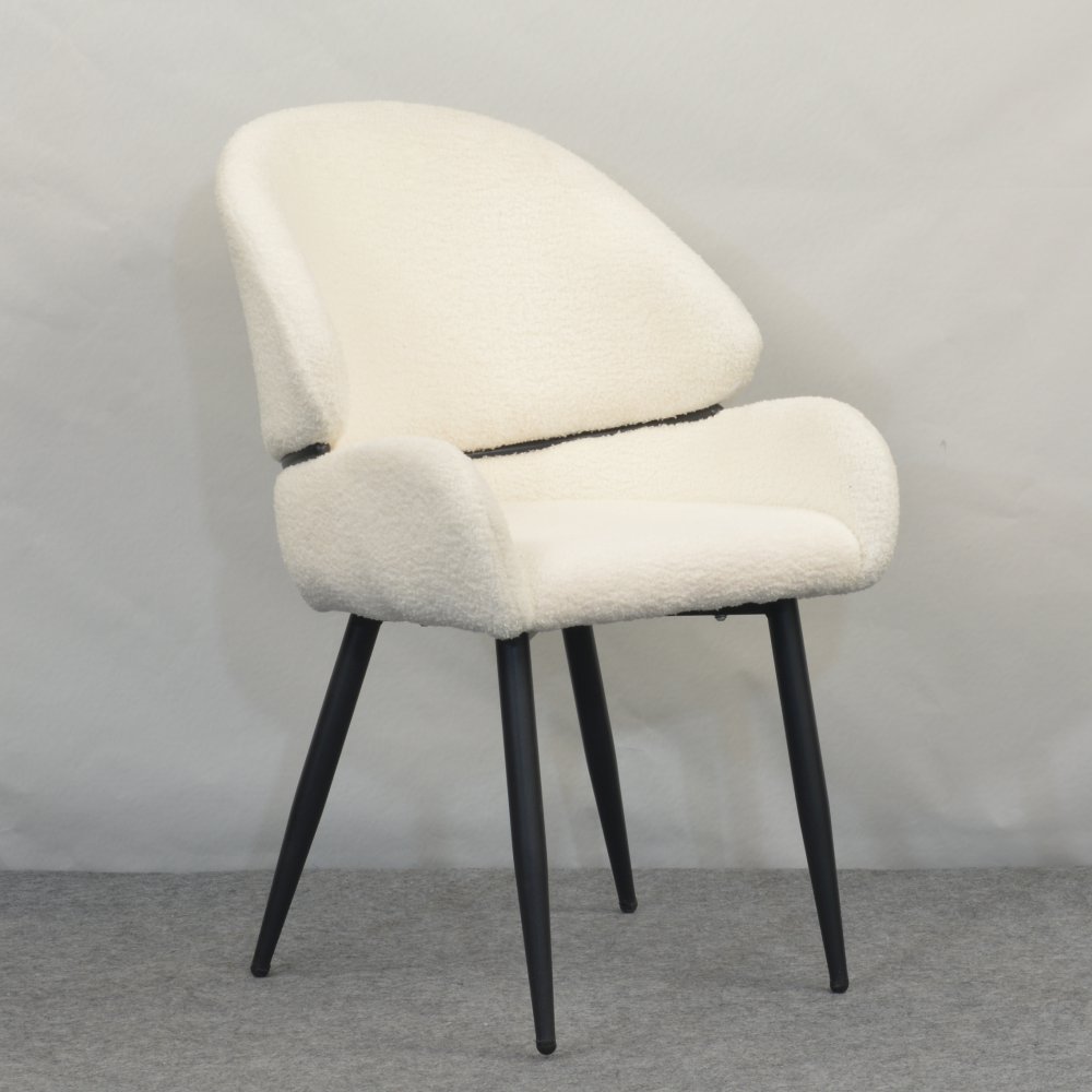 Jídelní židle, bílá/černá, SANAKO TYP 1