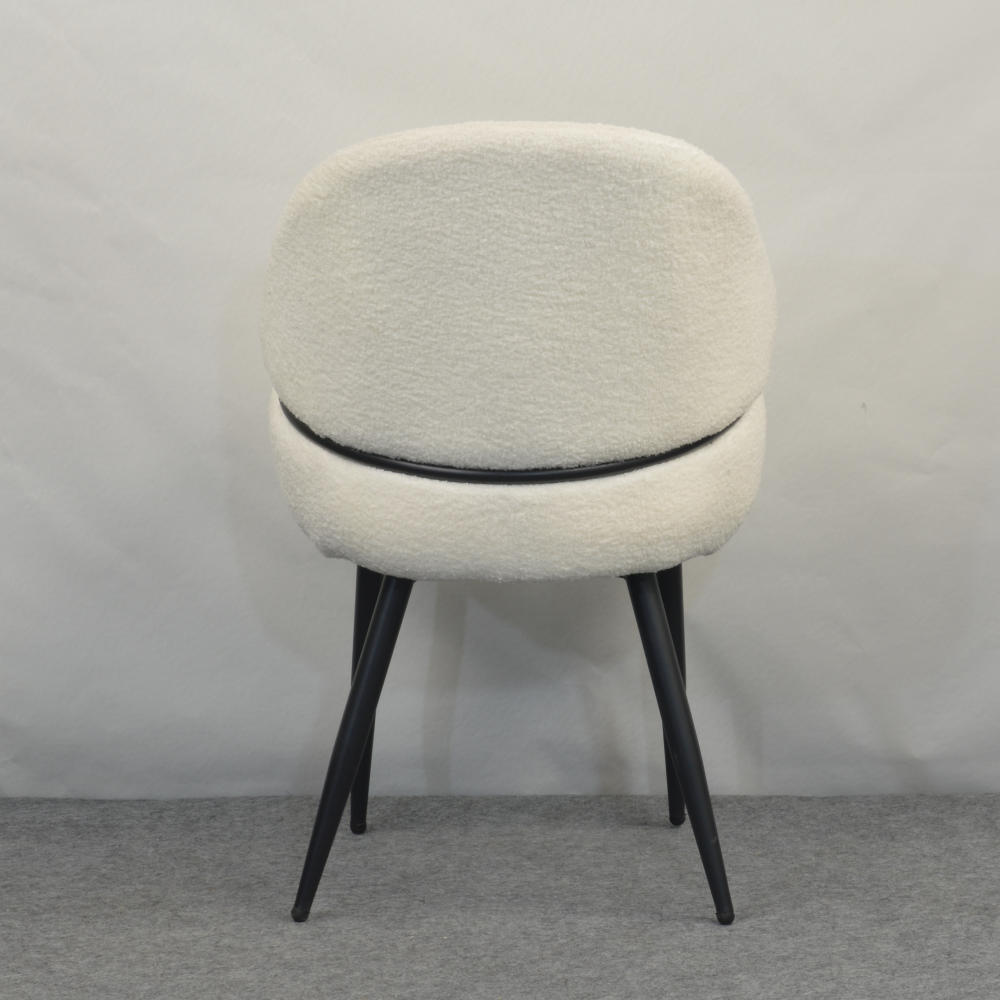 Jídelní židle, bílá/černá, SANAKO TYP 1