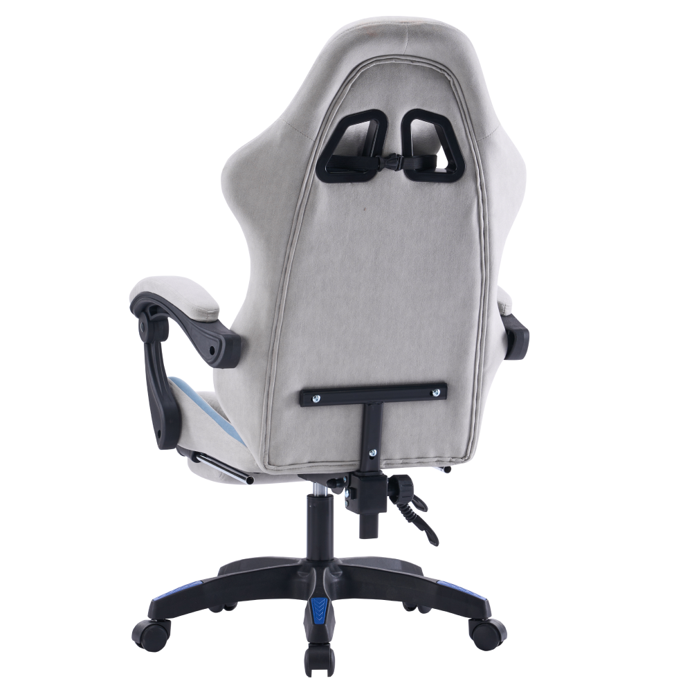 Kancelářské/herní křeslo, šedá/modrá, ZODIA