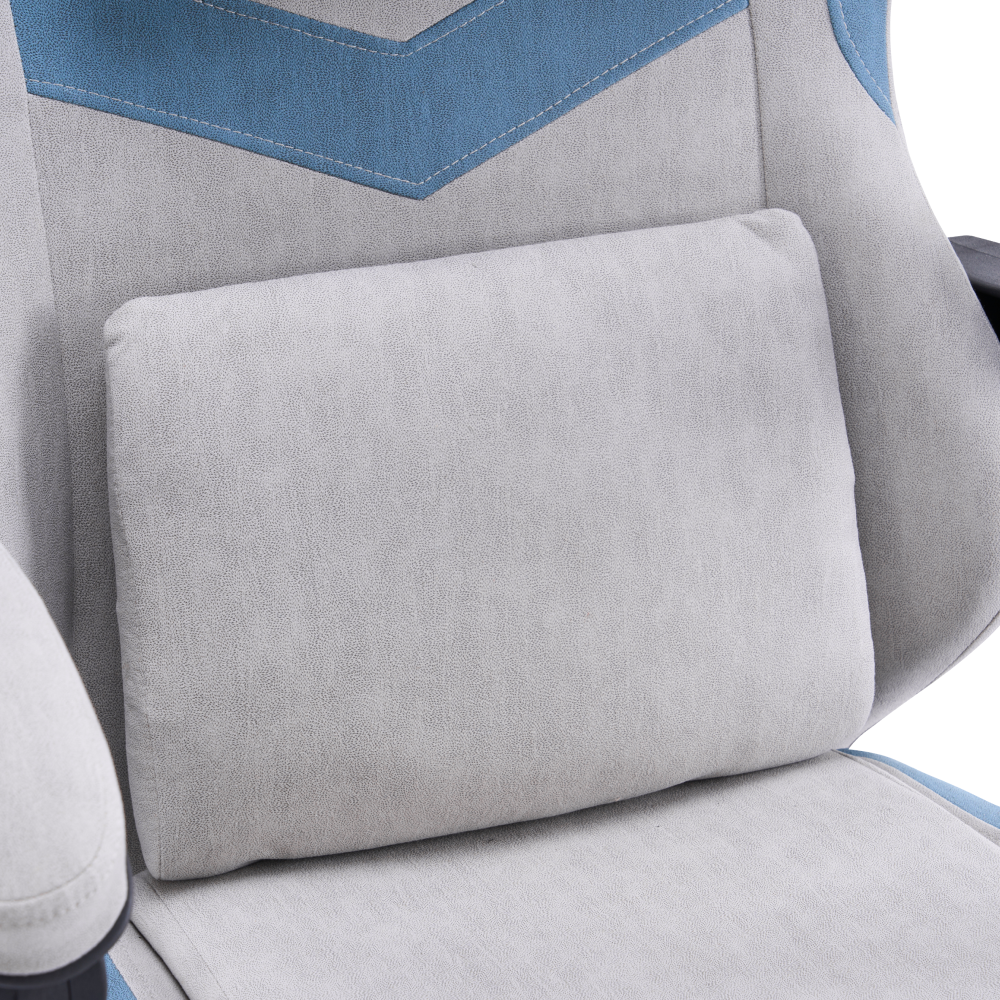 Kancelářské/herní křeslo, šedá/modrá, ZODIA