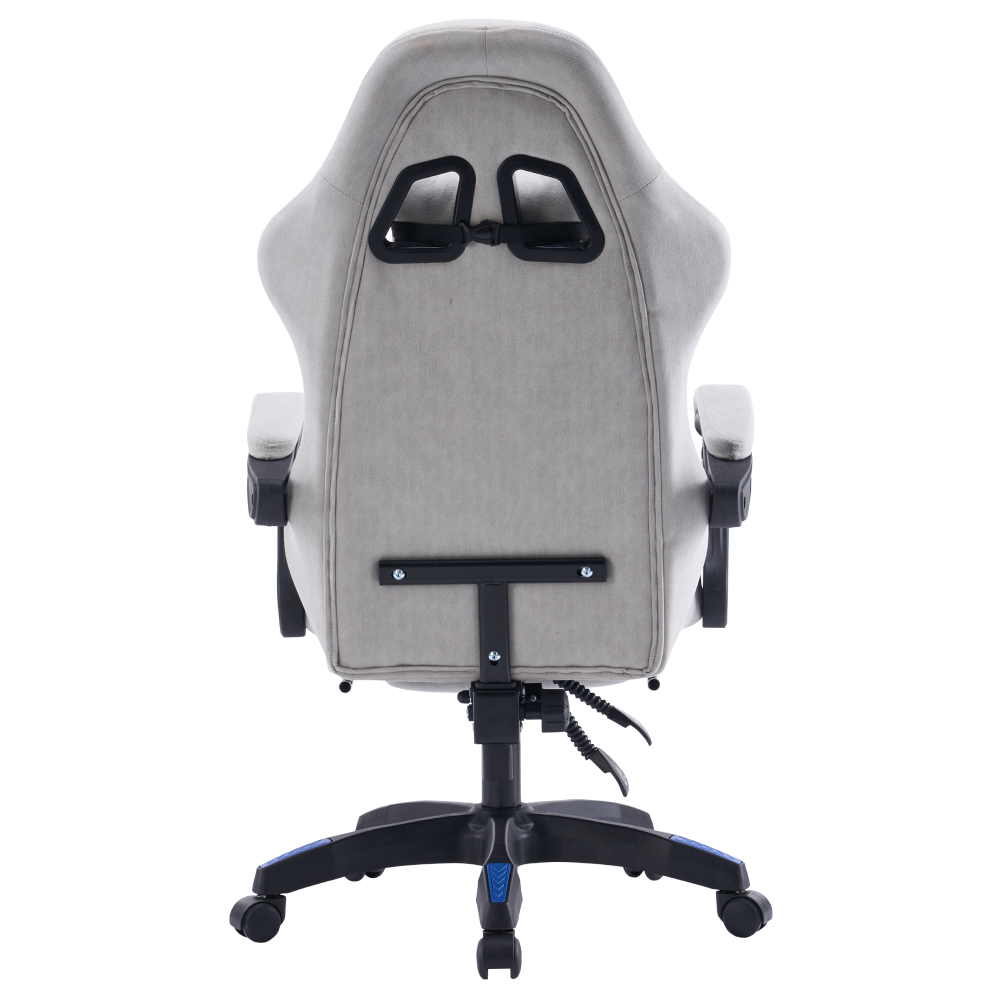 Kancelářské/herní křeslo, šedá/modrá, ZODIA