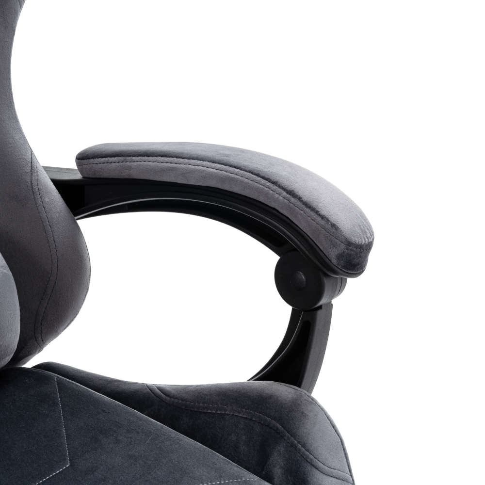 Kancelářské/herní křeslo, šedá, LOPES