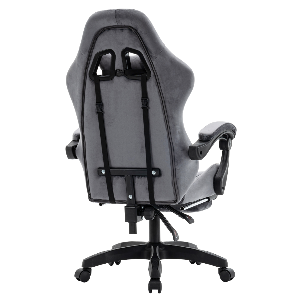 Kancelářské/herní křeslo, šedá, LOPES