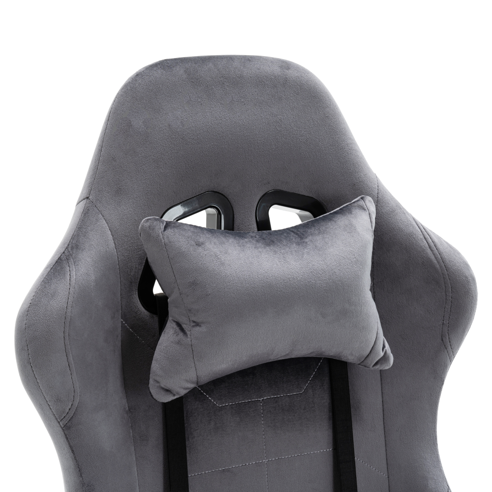 Kancelářské/herní křeslo, šedá, LOPES