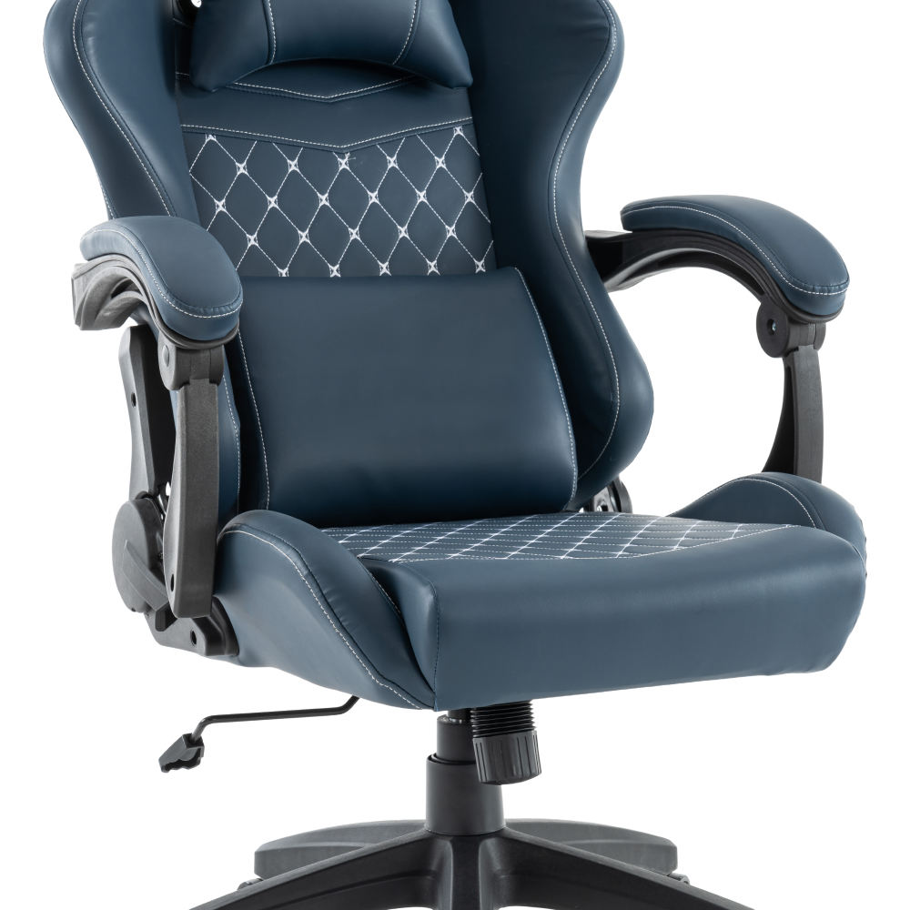 Kancelářské/herní křeslo, modrá, SAMIE