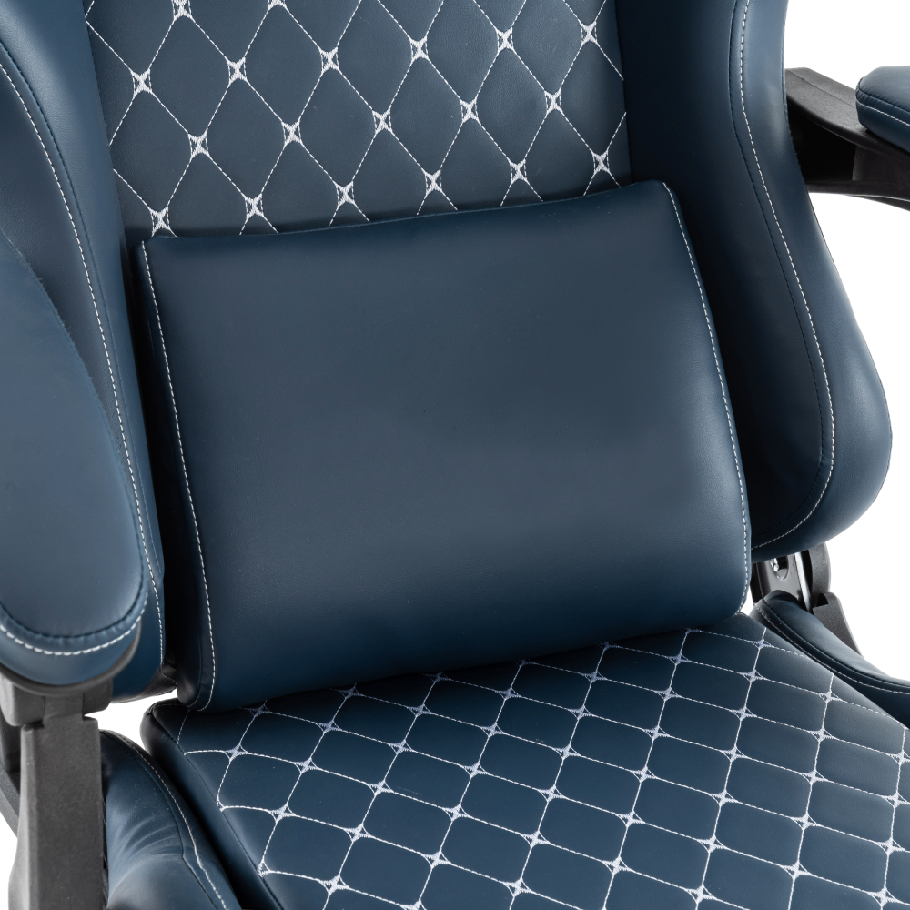 Kancelářské/herní křeslo, modrá, SAMIE