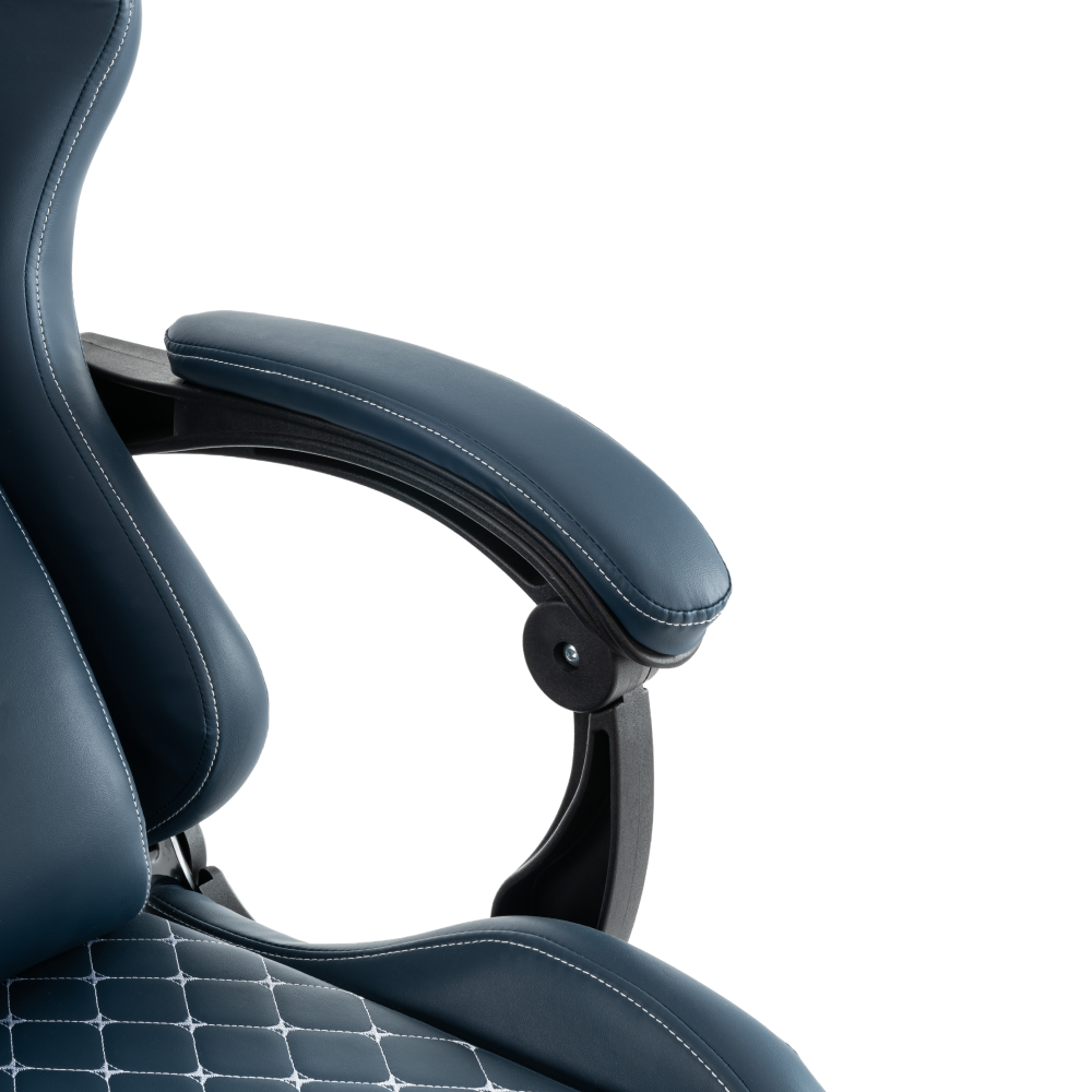 Kancelářské/herní křeslo, modrá, SAMIE