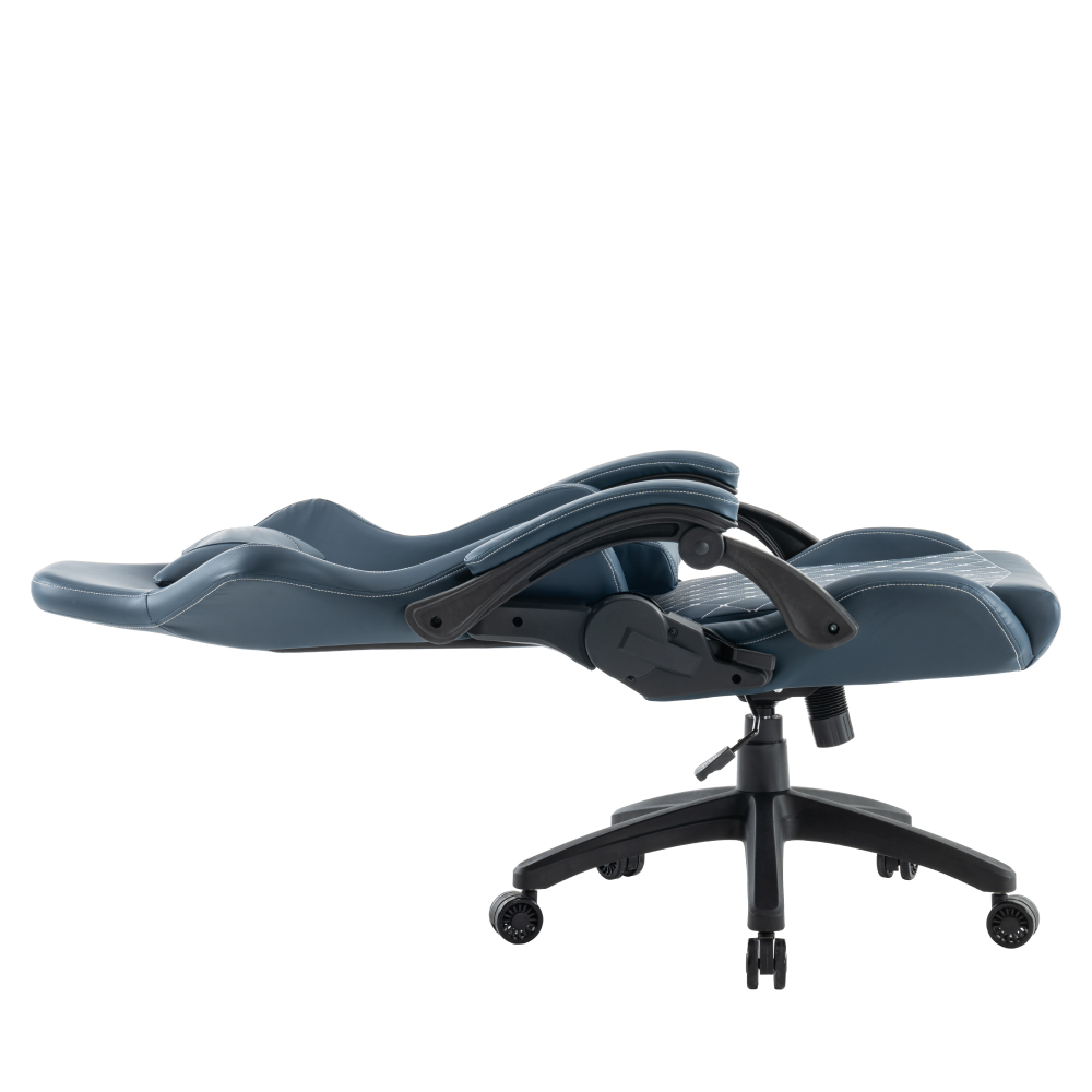 Kancelářské/herní křeslo, modrá, SAMIE