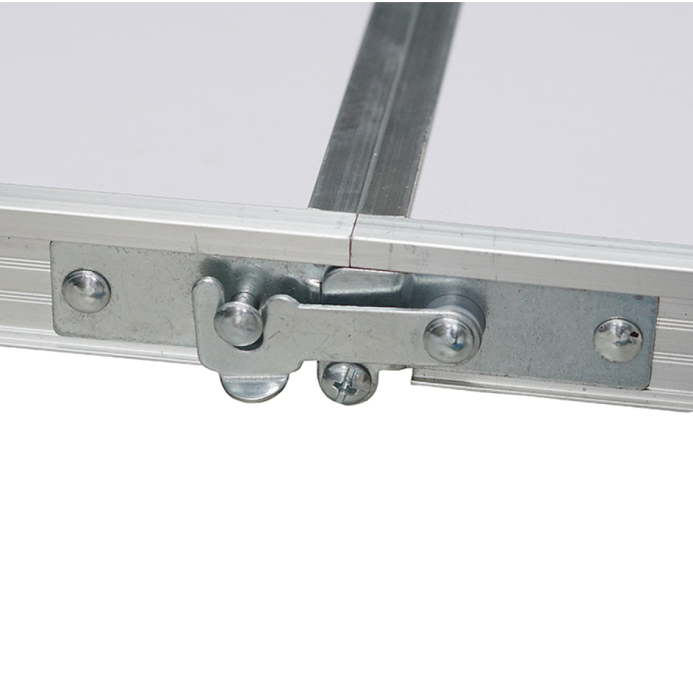 Skládací kempinkový stůl, 120 cm, hliník/MDF, KEPI TYP 1