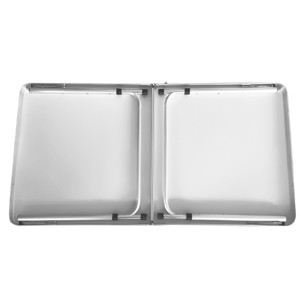 Skládací kempinkový stůl, 120 cm, hliník/MDF, KEPI TYP 1