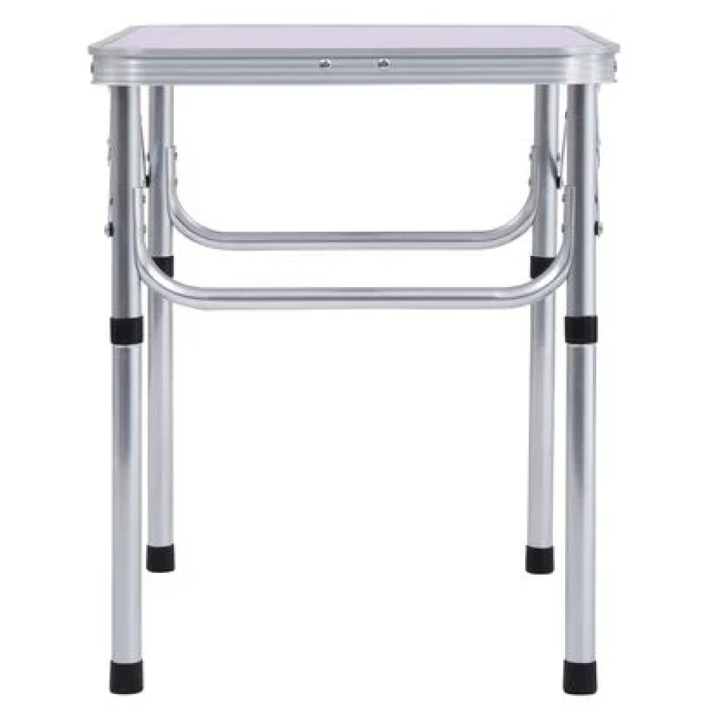 Skládací kempinkový stůl, 60 cm, hliník/MDF, KEPI TYP 2