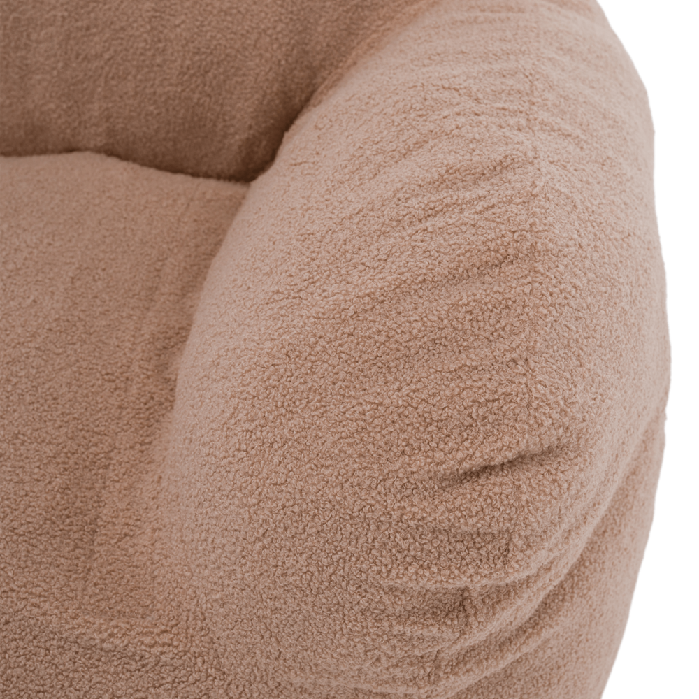 Sedací vak, světlehnědá, FUFY