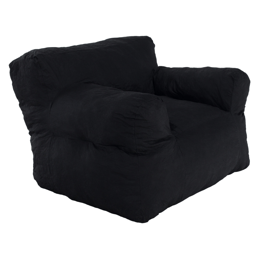 Sedací vak, světlešedá kožešina, JAMO