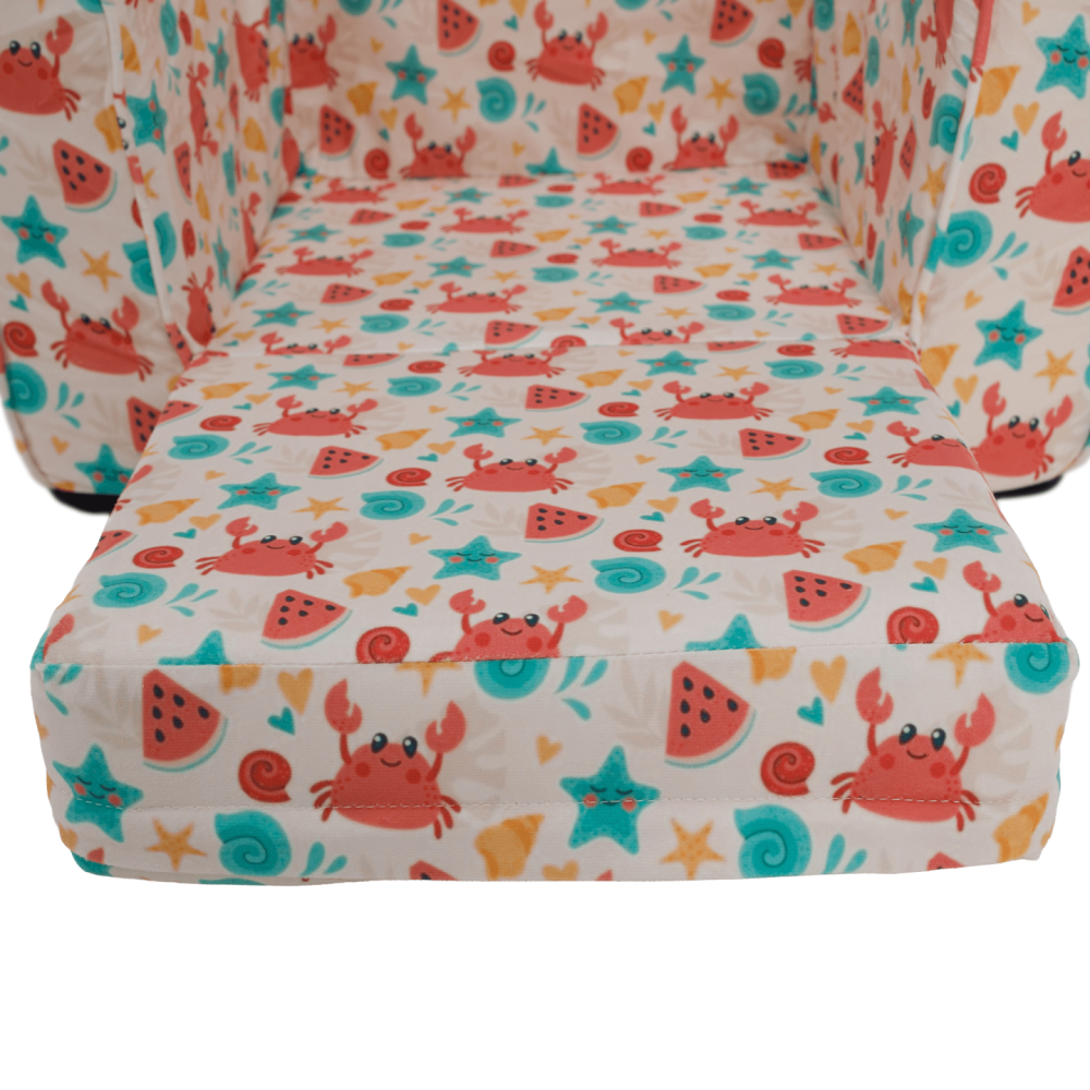 Rozkládací sedací vak, mix barev, KIDY