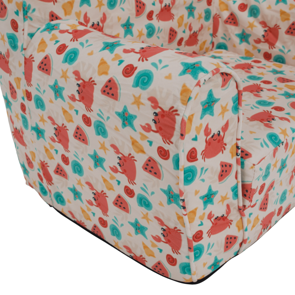 Rozkládací sedací vak, mix barev, KIDY