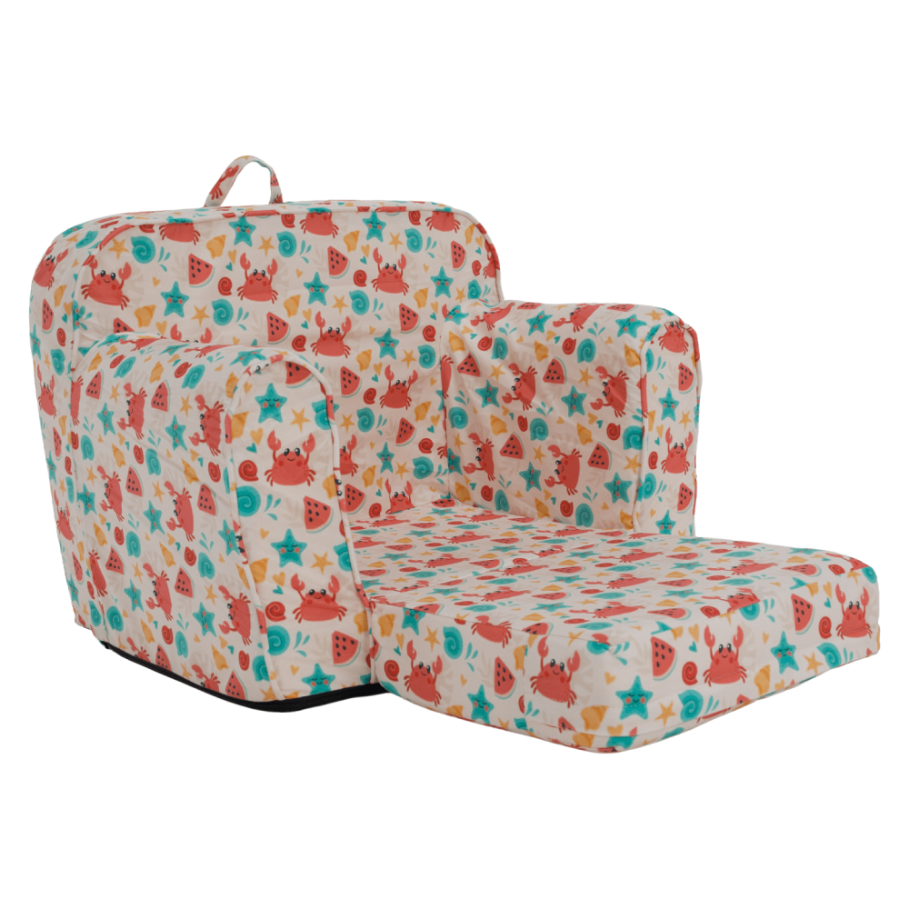 Rozkládací sedací vak, mix barev, KIDY