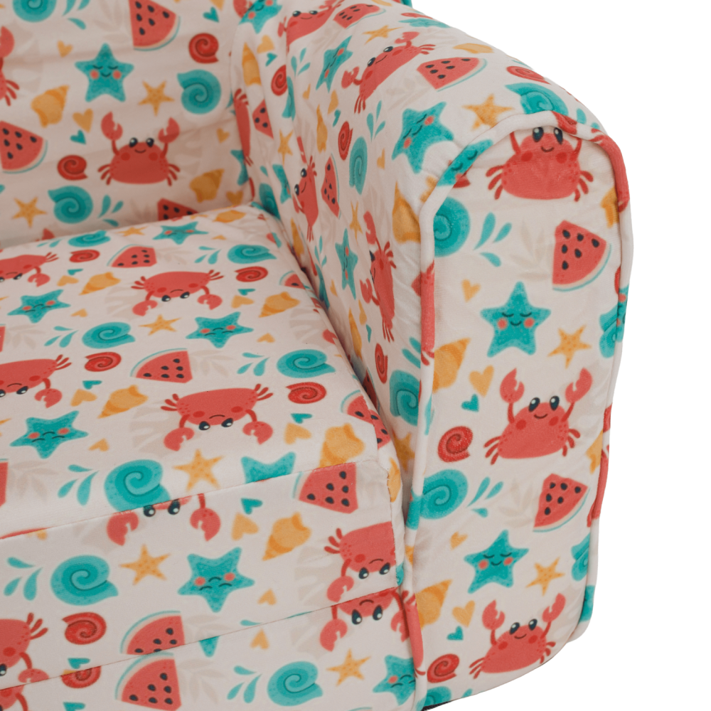 Rozkládací sedací vak, mix barev, KIDY