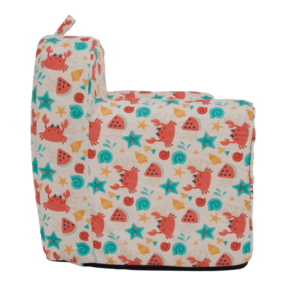 Rozkládací sedací vak, mix barev, KIDY