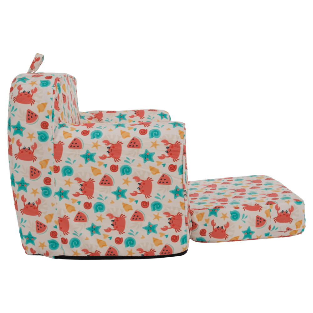 Rozkládací sedací vak, mix barev, KIDY