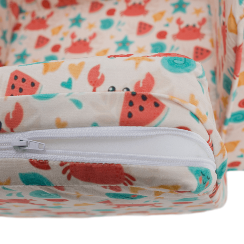 Rozkládací sedací vak, mix barev, KIDY