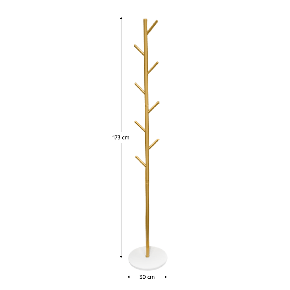 Věšák, zlatá, TUKAN