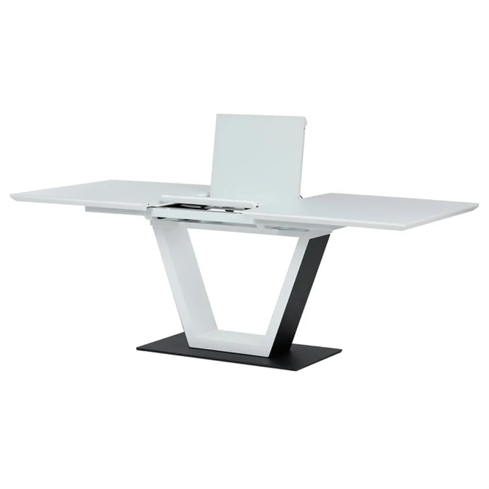 HT-D1931 WT - Jídelní stůl rozkládací 160-210x90 cm, mdf HT-D1931 WT