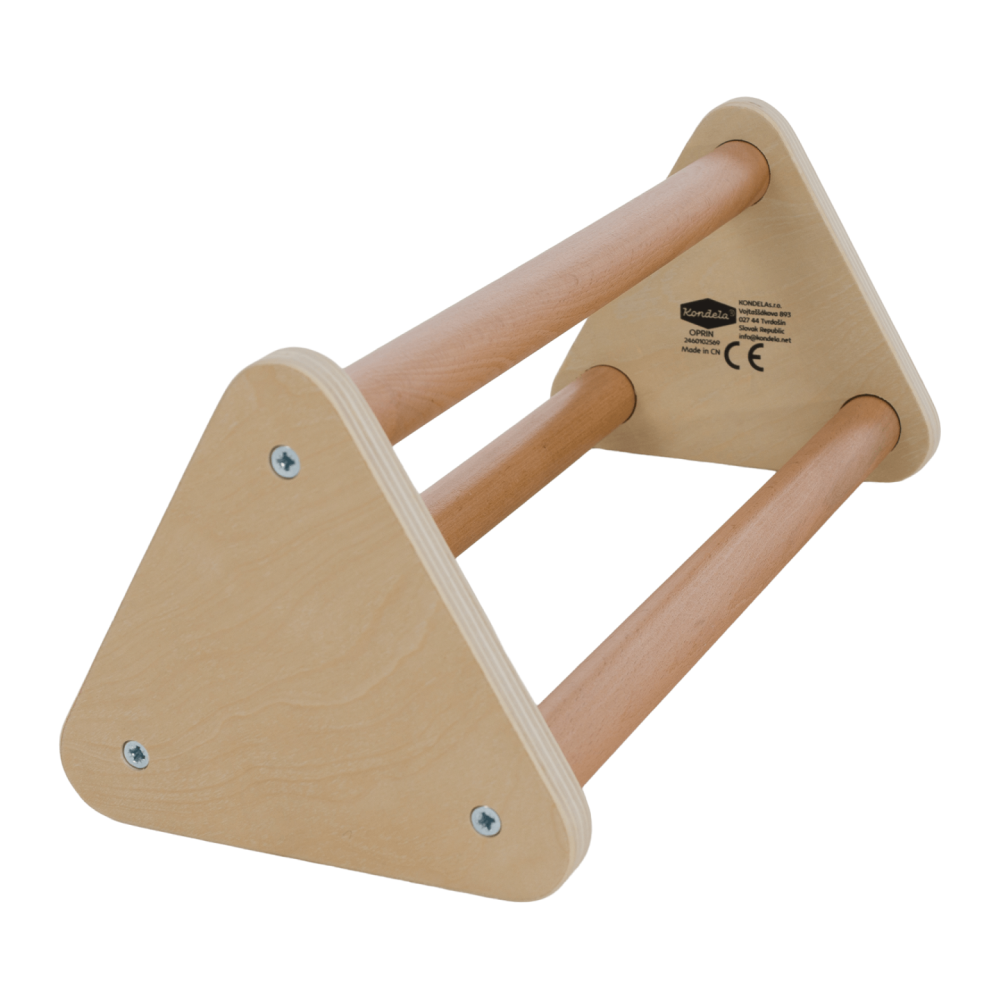 Montessori Piklerové trojúhelník 3v1, přírodní/mix barev, OPRIN