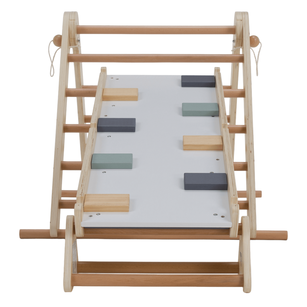 Montessori Piklerové trojúhelník 3v1, přírodní/mix barev, OPRIN