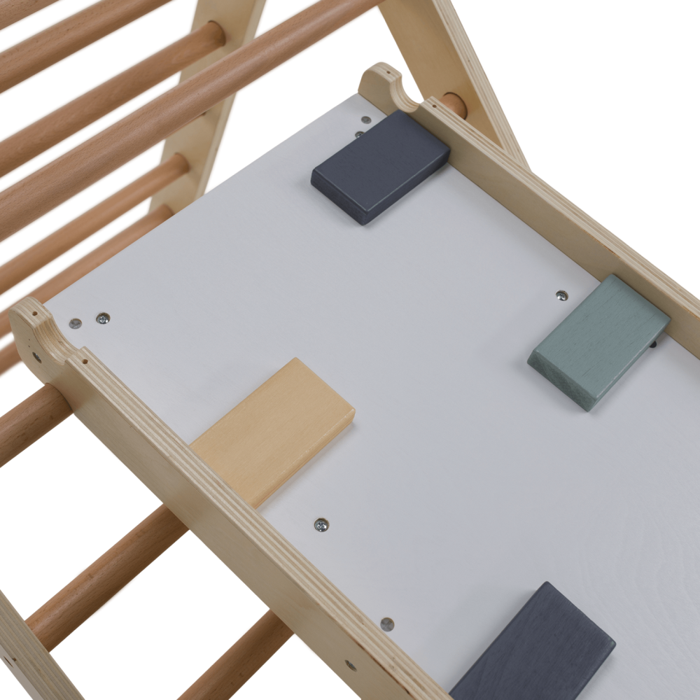 Montessori Piklerové trojúhelník 3v1, přírodní/mix barev, OPRIN