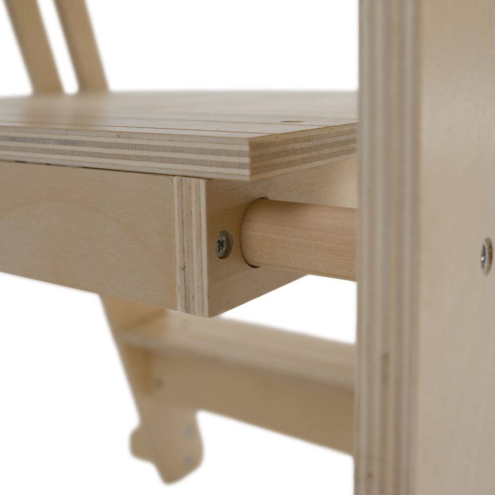 Montessori skládací učící věž, přírodní, URIAN