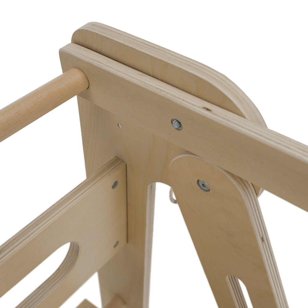 Montessori skládací učící věž, přírodní, URIAN