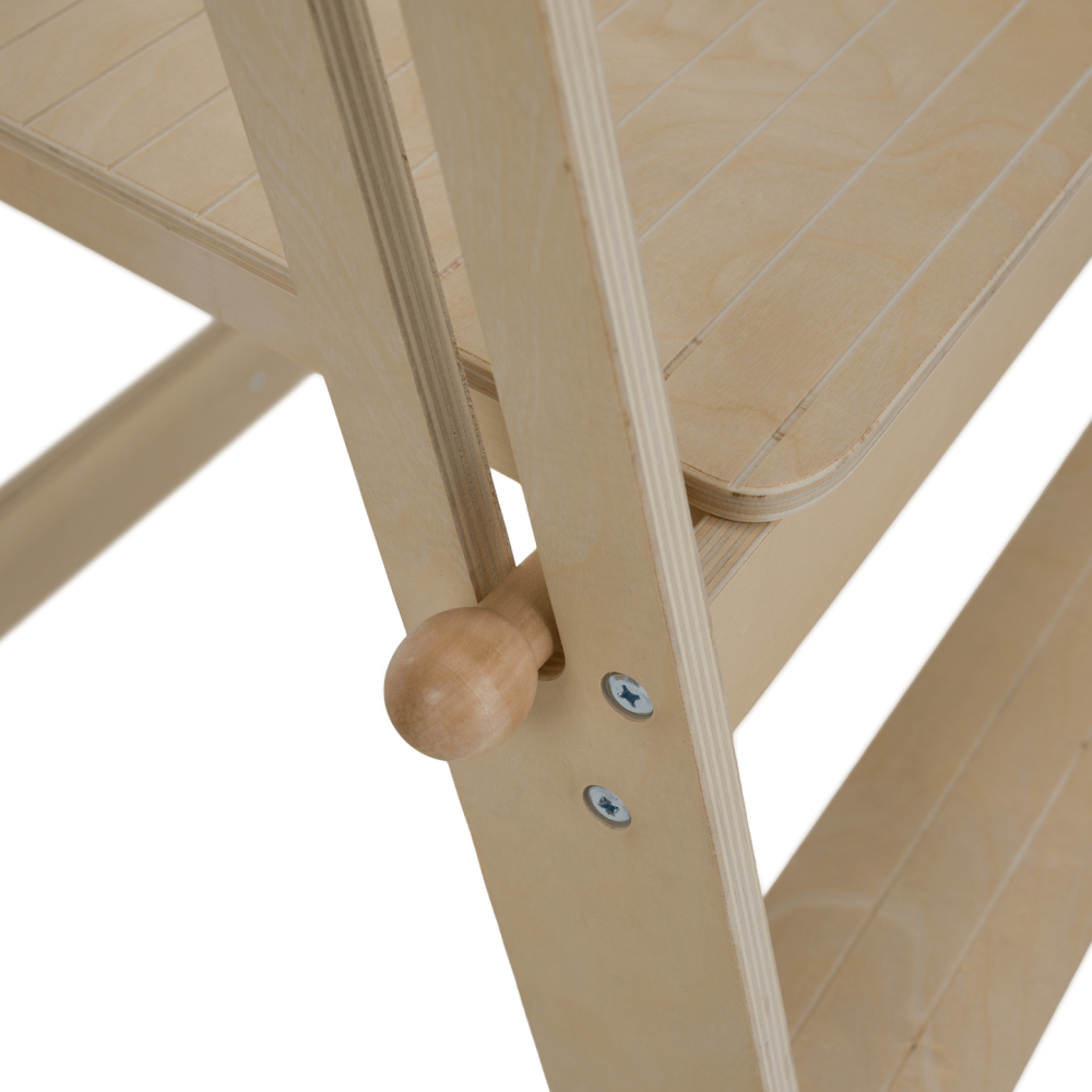 Montessori skládací učící věž, přírodní, URIAN