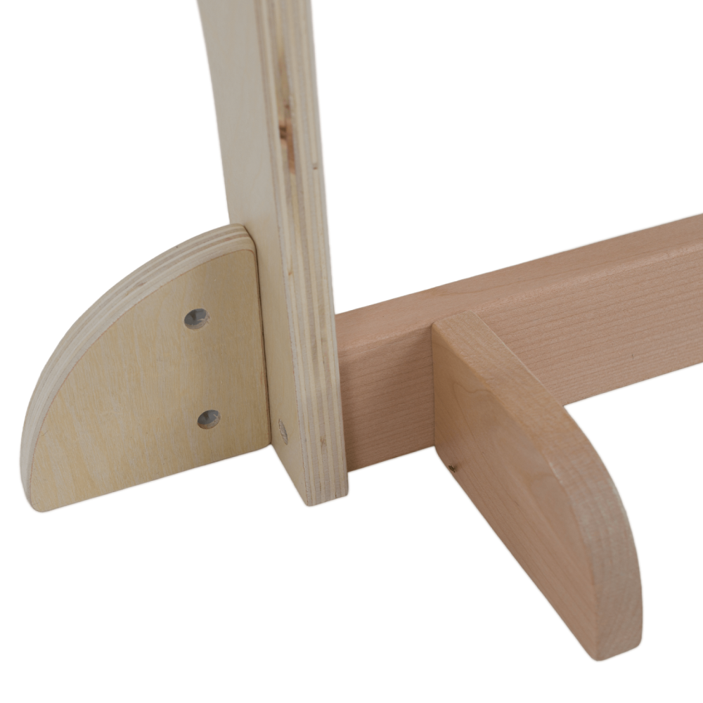 Montessori učící věž 3v1 s tabulí, přírodní, MAGAN