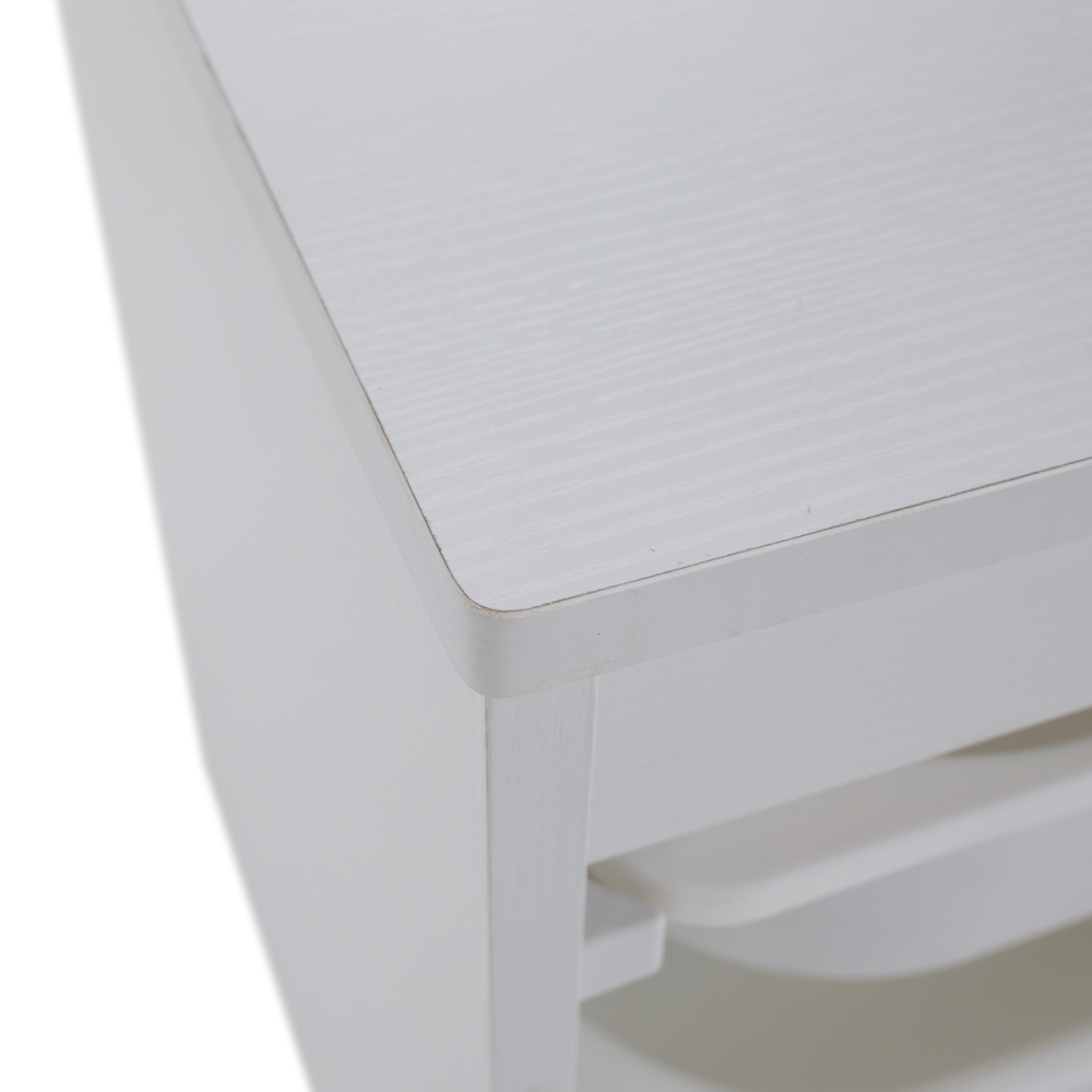 Organizér s úložnými boxy, bílá, TRIMAL