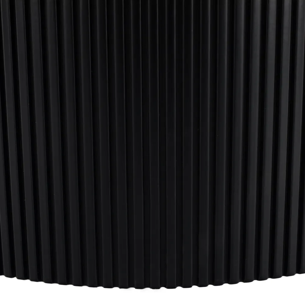 Konferenční stolek, černá, průměr 80 cm, MAHIR TYP 2