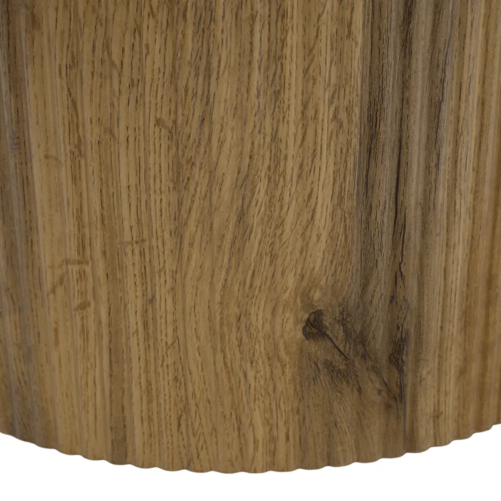 Konferenční stolek, dub, průměr 80 cm, MAHIR TYP 2