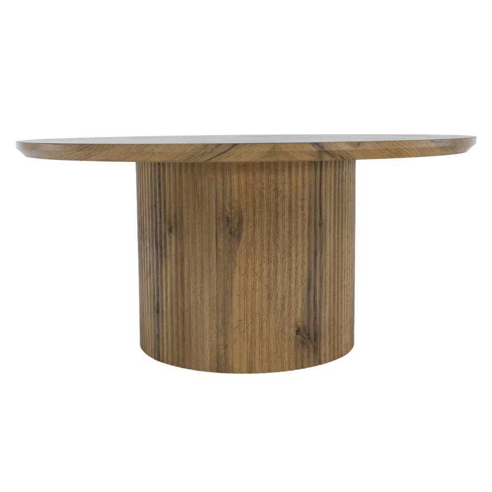 Konferenční stolek, dub, průměr 80 cm, MAHIR TYP 2