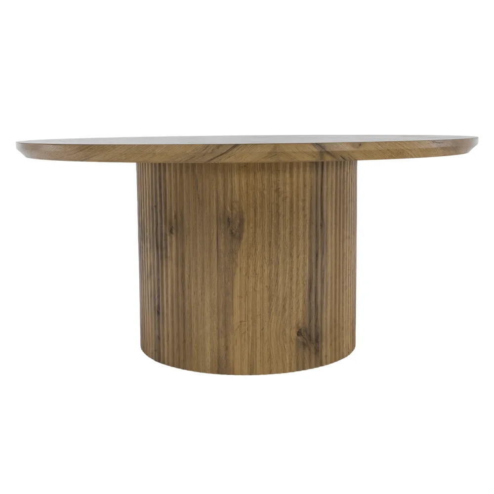 Konferenční stolek, dub, průměr 80 cm, MAHIR TYP 2
