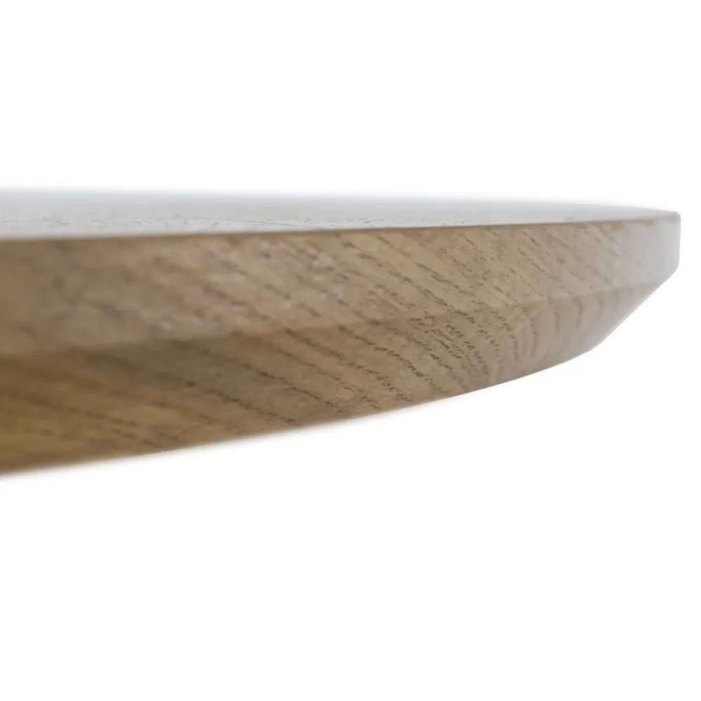 Konferenční stolek, dub, průměr 80 cm, MAHIR TYP 2